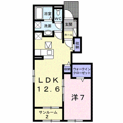 セゾン 105【管理NO：1-025612901-01050】 ★家具家電は申し込み後に搬入します★ ★2027年01月下旬入居可能★の外観画像