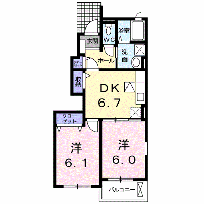 ウェルフェアＣ 101【管理NO：1-014999403-01010】 ★家具家電は申し込み後に搬入します★ ★2026年11月中旬入居可能★の外観画像