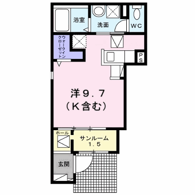シャンス　アン 101【管理NO：1-026407901-01010】 ★家具家電は申し込み後に搬入します★ ★2026年11月上旬入居可能★の外観画像
