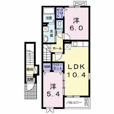 スリーズ　ミニョン 204【管理NO：1-017046601-02040】 ★家具家電は申し込み後に搬入します★の外観画像