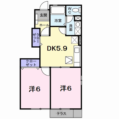 ベルメゾン 101【管理NO：1-012394301-01010】 ★家具家電は申し込み後に搬入します★ ★2026年11月中旬入居可能★の外観画像
