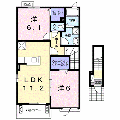 セレーノ　Ⅰ 201【管理NO：1-023072901-02010】 ★家具家電は申し込み後に搬入します★ ★2026年11月中旬入居可能★の外観画像