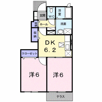グラスロ－ズ・一生Ｂ 103【管理NO：1-014921602-01030】 ★家具家電は申し込み後に搬入します★ ★2026年11月上旬入居可能★の外観画像