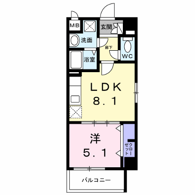 ファミール開南Ⅱ 301【管理NO：1-028309301-03010】 ★家具家電は申し込み後に搬入します★ ★2026年11月下旬入居可能★の外観画像