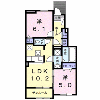 ブリッサⅢ 102【管理NO：1-024760503-01020】 ★家具家電は申し込み後に搬入します★ ★2026年12月中旬入居可能★の外観画像