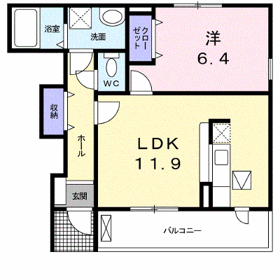 リーベンス・グランデⅡ 102【管理NO：1-019570801-01020】 ★家具家電は申し込み後に搬入します★ ★2026年11月中旬入居可能★の外観画像