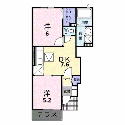 ラミアカーサ 103【管理NO：1-015013701-01030】 ★家具家電は申し込み後に搬入します★ ★2026年10月下旬入居可能★の外観画像