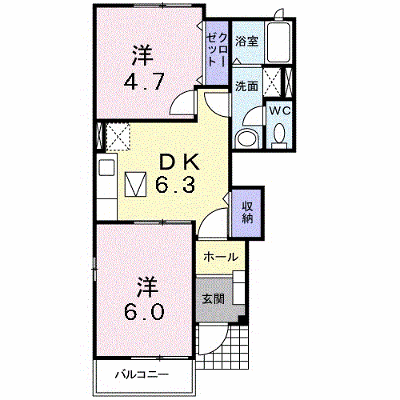 ボヌール　ジョイ 101【管理NO：1-014463501-01010】 ★家具家電は申し込み後に搬入します★ ★2026年11月中旬入居可能★の外観画像