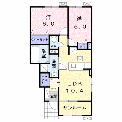 ブリッサ・久保Ⅱ 103【管理NO：1-025053502-01030】 ★家具家電は申し込み後に搬入します★ ★2026年11月中旬入居可能★の外観画像