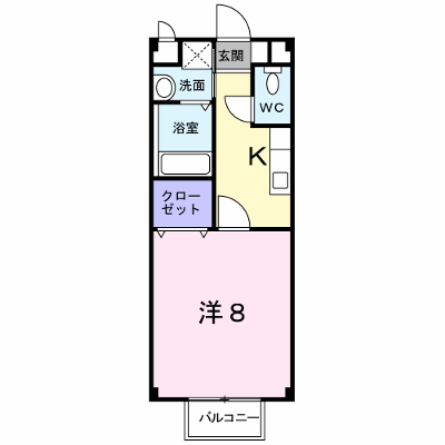レコルト帖佐 203【管理NO：1-014617401-02030】 ★家具家電は申し込み後に搬入します★の外観画像
