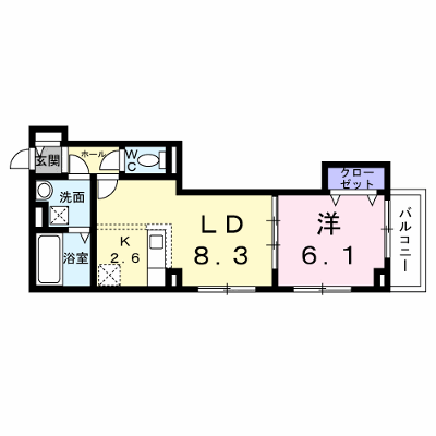 エスポワール立葉 205【管理NO：1-027401801-02040】 ★家具家電は申し込み後に搬入します★ ★2026年10月中旬入居可能★の外観画像