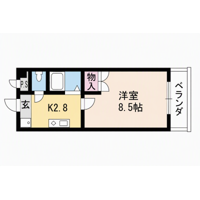 【JR石山駅徒歩16分/ドラム式洗濯乾燥機/バストイレ別/無料Wi‑Fi/オートロック】グラフィーネ瀬田川の物件写真6
