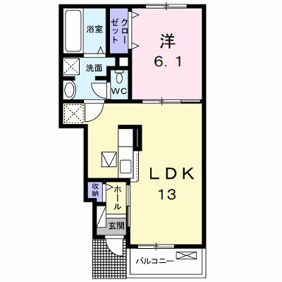 グリーンハウスＷⅠ 103【管理NO：1-026653001-01030】 ★家具家電は申し込み後に搬入します★の外観画像