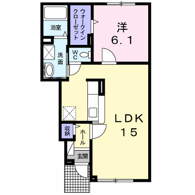 ルミエールⅡ 102【管理NO：1-021772201-01020】 ★家具家電は申し込み後に搬入します★の外観画像