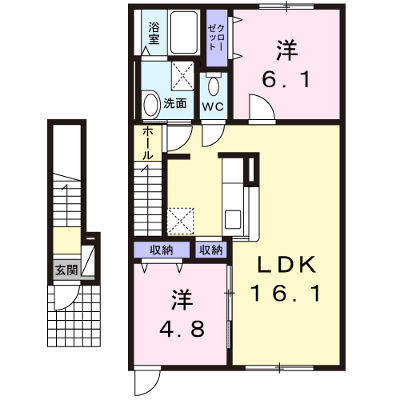 ビリーブ　グットⅠ 202【管理NO：1-018798001-02020】 ★家具家電は申し込み後に搬入します★ ★2026年11月中旬入居可能★の外観画像