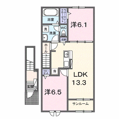 レジダンス・マリンＢ 203【管理NO：1-028265102-02030】 ★家具家電は申し込み後に搬入します★の外観画像