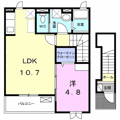 ベル小田原 202【管理NO：1-018952001-02020】 ★家具家電は申し込み後に搬入します★ ★2026年10月中旬入居可能★の外観画像