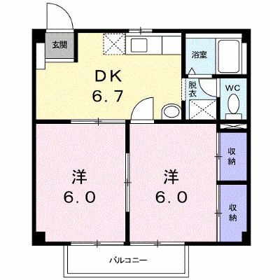 ニューシティスズキ 103【管理NO：1-005340201-01030】 ★家具家電は申し込み後に搬入します★ ★2026年11月上旬入居可能★の外観画像
