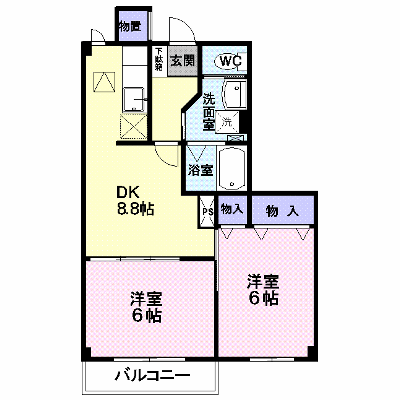 グリーンウッズ 113【管理NO：1-009778501-01030】 ★家具家電は申し込み後に搬入します★ ★2026年12月中旬入居可能★の外観画像
