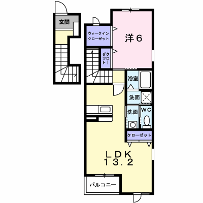 ノーブル・フラワーＣ 203【管理NO：1-013679603-02030】 ★家具家電は申し込み後に搬入します★ ★2026年11月中旬入居可能★の外観画像