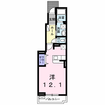 フルール・ド・スリジエ 102【管理NO：1-018664001-01020】 ★家具家電は申し込み後に搬入します★ ★2026年11月中旬入居可能★の外観画像