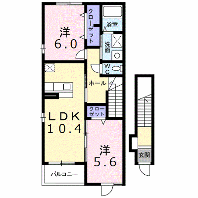 ライム　ストーン 201【管理NO：1-015758301-02010】 ★家具家電は申し込み後に搬入します★ ★2026年11月中旬入居可能★の外観画像