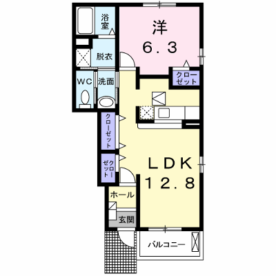 プリムローズ 105【管理NO：1-013977001-01040】 ★家具家電は申し込み後に搬入します★ ★2026年11月上旬入居可能★の外観画像
