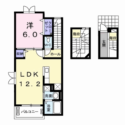 Ｇｌａｎｚ（グランツ） 305【管理NO：1-018779204-03050】 ★家具家電は申し込み後に搬入します★ ★2026年12月上旬入居可能★の外観画像