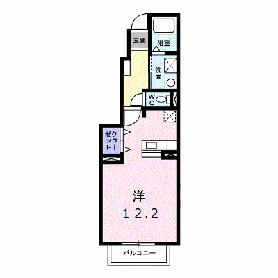 シーダープレイン 102【管理NO：1-013491901-01020】 ★家具家電は申し込み後に搬入します★ ★2026年11月上旬入居可能★の外観画像