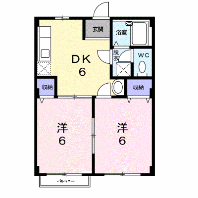 ニューシティーさかえ 203【管理NO：1-007010601-02030】 ★家具家電は申し込み後に搬入します★ ★2026年11月中旬入居可能★の外観画像