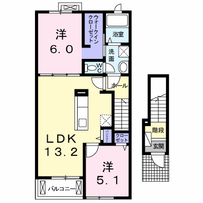 カノン 204【管理NO：1-020744401-02040】 ★家具家電は申し込み後に搬入します★ ★2026年10月中旬入居可能★の外観画像