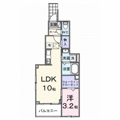 ヒカルサ川越南古谷ウェスト 104【管理NO：1-028647001-01040】 ★家具家電は申し込み後に搬入します★ ★2027年01月下旬入居可能★の外観画像