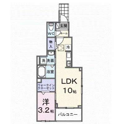 ヒカルサ川越南古谷ウェスト 101【管理NO：1-028647001-01010】 ★家具家電は申し込み後に搬入します★ ★2027年01月下旬入居可能★の外観画像