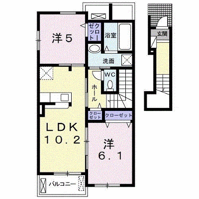 レイブンクロー 204【管理NO：1-026630103-02040】 ★家具家電は申し込み後に搬入します★ ★2026年11月中旬入居可能★の外観画像