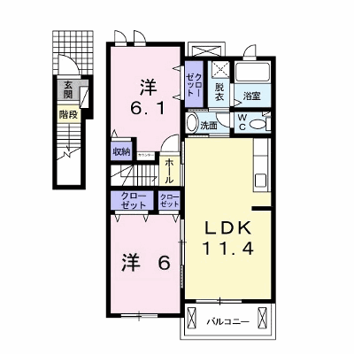 ボニート・アルカンシェルＡ 203【管理NO：1-016697201-02030】 ★家具家電は申し込み後に搬入します★ ★2027年01月下旬入居可能★の外観画像