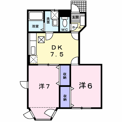シティアサヒⅡ 103【管理NO：1-006676701-01030】 ★家具家電は申し込み後に搬入します★ ★2026年11月中旬入居可能★の外観画像