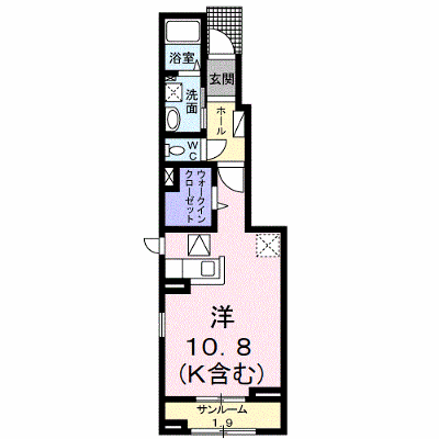 ストロベリー　フィールズ 102【管理NO：1-023822202-01020】 ★家具家電は申し込み後に搬入します★ ★2026年11月中旬入居可能★の外観画像