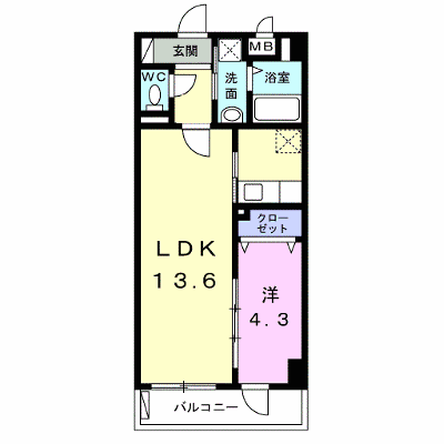 シャン・ド・フルールⅢ 105【管理NO：1-018126801-01050】 ★家具家電は申し込み後に搬入します★ ★2026年10月中旬入居可能★の外観画像