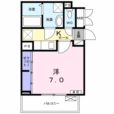 リアン・アミ 301【管理NO：1-025779001-03010】 ★家具家電は申し込み後に搬入します★ ★2026年11月中旬入居可能★の外観画像