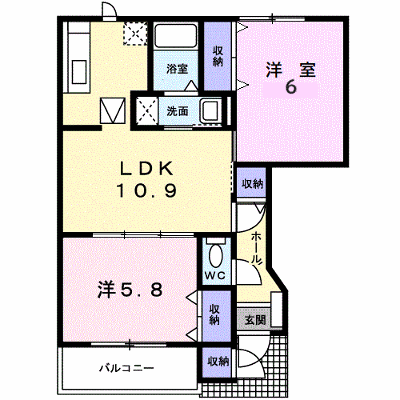 レフィナ－ドＤ 102【管理NO：1-010461901-01020】 ★家具家電は申し込み後に搬入します★ ★2026年12月中旬入居可能★の外観画像