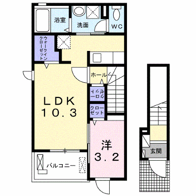 ブリック　ハウスⅡ 201【管理NO：1-027263901-02010】 ★家具家電は申し込み後に搬入します★ ★2026年11月中旬入居可能★の外観画像