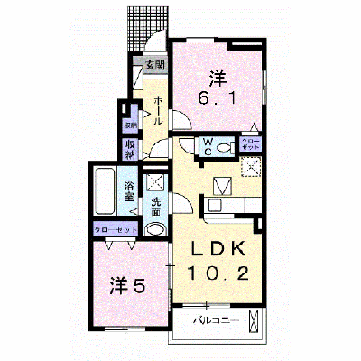 アルモニー・ヴィラⅡ 101【管理NO：1-023161902-01010】 ★家具家電は申し込み後に搬入します★ ★2026年10月下旬入居可能★の外観画像