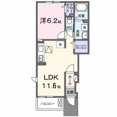 ホワイトルーム恩地 101【管理NO：1-027727401-01010】 ★家具家電は申し込み後に搬入します★ ★2026年11月中旬入居可能★の外観画像