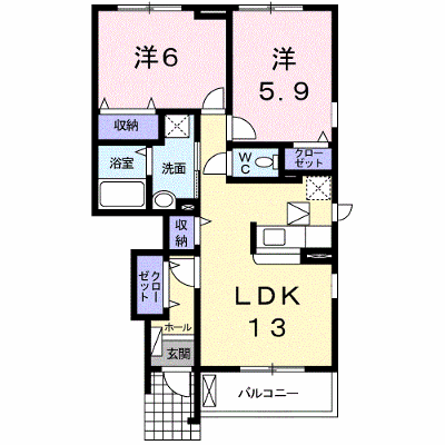 ＭＵＬＢＥＲＲＹ　ＣＯＵＲＴ 105【管理NO：1-015603301-01040】 ★家具家電は申し込み後に搬入します★ ★2026年11月下旬入居可能★の外観画像