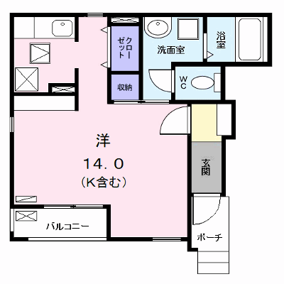 アルファ　カエリー 101【管理NO：1-021403501-01010】 ★家具家電は申し込み後に搬入します★の外観画像