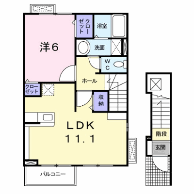 セイバリーガーデンⅡ 202【管理NO：1-016143501-02020】 ★家具家電は申し込み後に搬入します★ ★2026年11月中旬入居可能★の外観画像