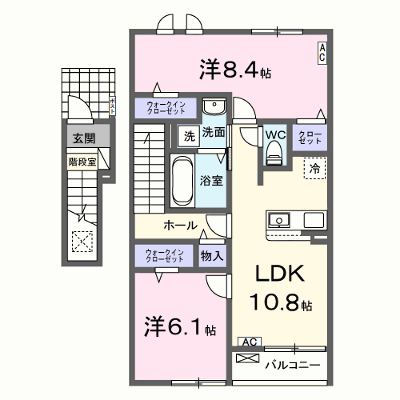サンライズＭ　Ⅱ 203【管理NO：1-028640402-02030】 ★家具家電は申し込み後に搬入します★ ★2027年01月下旬入居可能★の外観画像