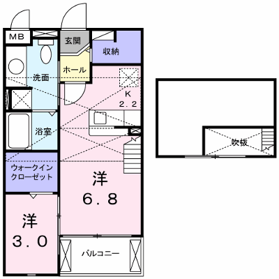 プリンス北伊丹 202【管理NO：1-016252201-02020】 ★家具家電は申し込み後に搬入します★ ★2026年10月上旬入居可能★の外観画像