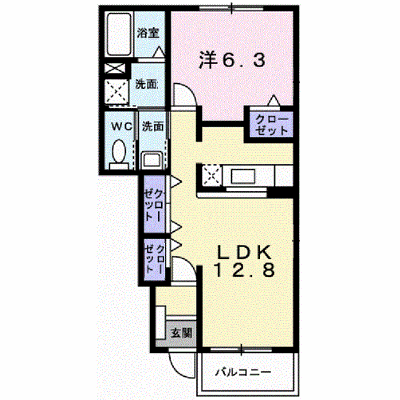 メゾンプラースⅡ 102【管理NO：1-013231902-01020】 ★家具家電は申し込み後に搬入します★ ★2026年10月下旬入居可能★の外観画像