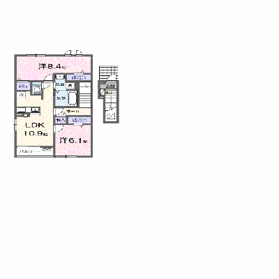 フォルシュⅡ 203【管理NO：1-027694901-02030】 ★家具家電は申し込み後に搬入します★ ★2026年10月中旬入居可能★の外観画像
